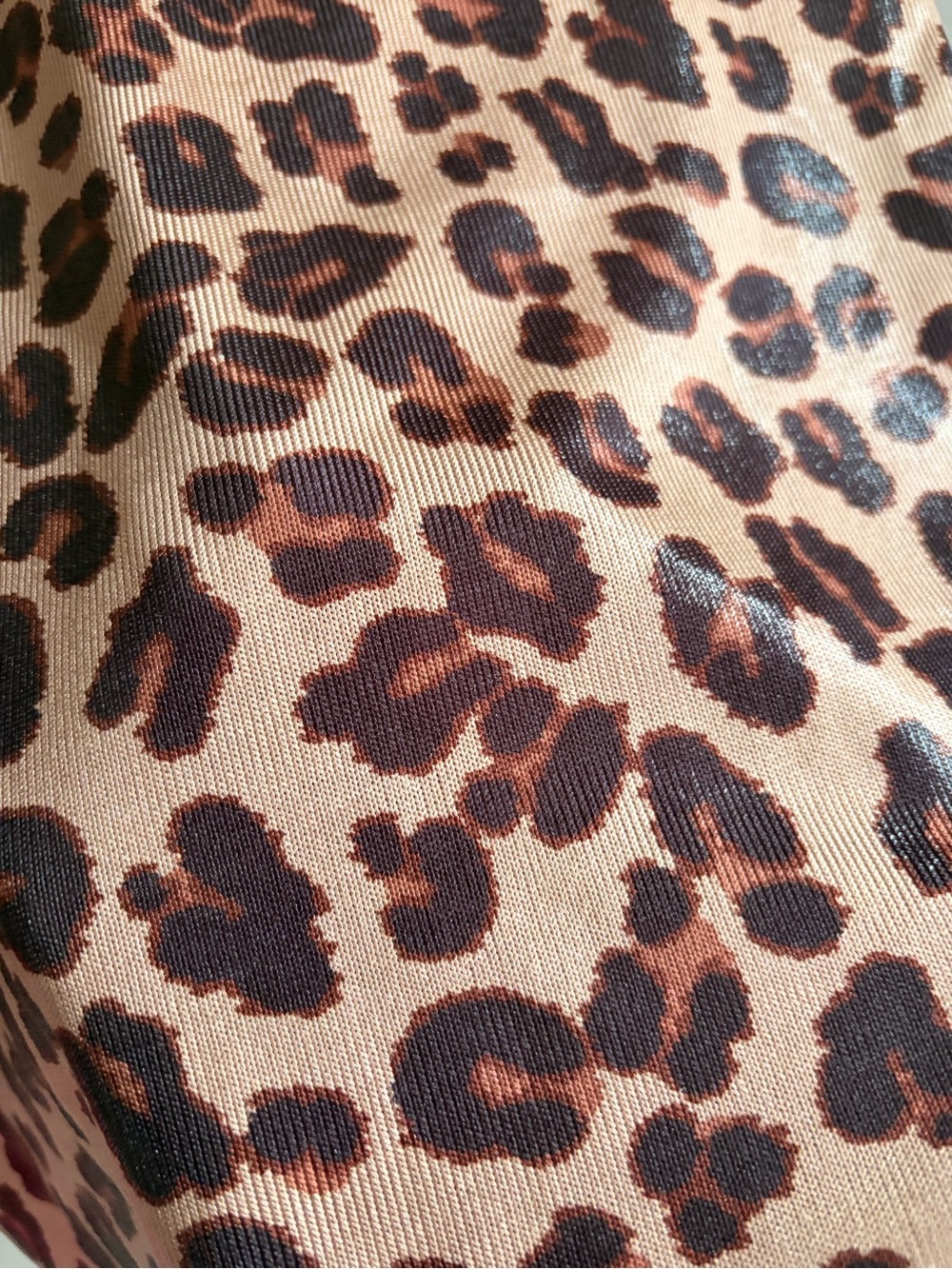 Antropologie Leopard Print Short Sleeve Top - Brown - Picture 4 of 4